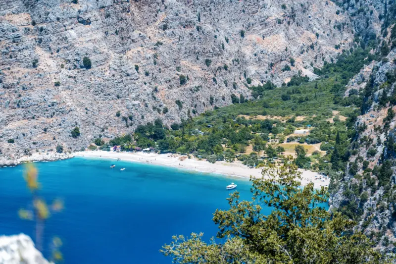 Ölüdeniz Kelebekler Vadisi çarpıcı güzel manzara