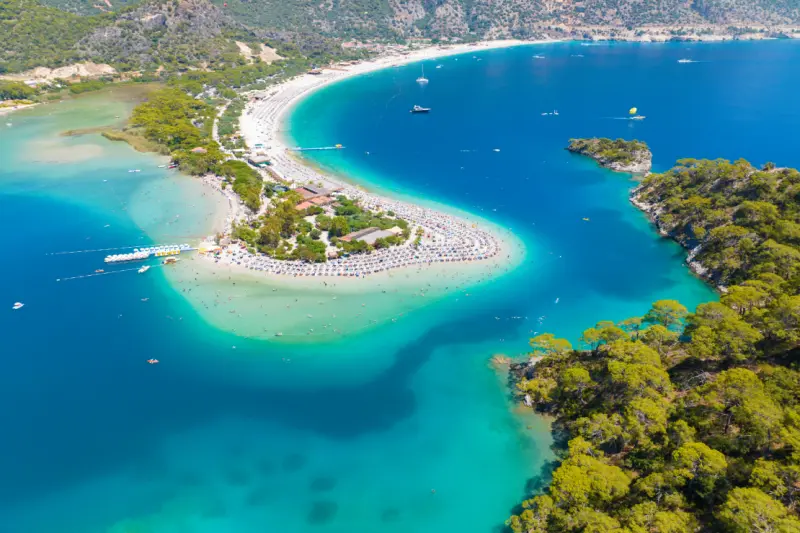 Ölüdeniz havadan görünüm