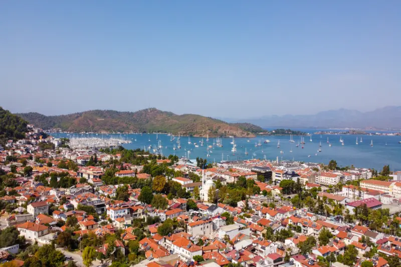 Fethiye şehir merkezi genel g&ouml;r&uuml;n&uuml;m